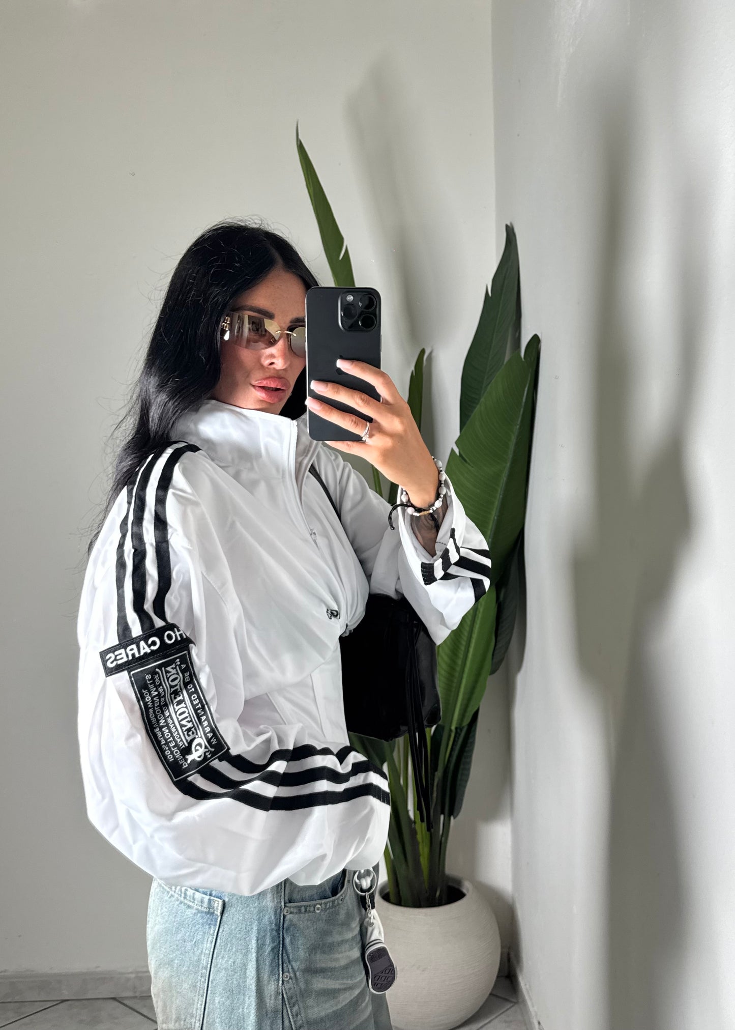 Felpina crop con zip✨