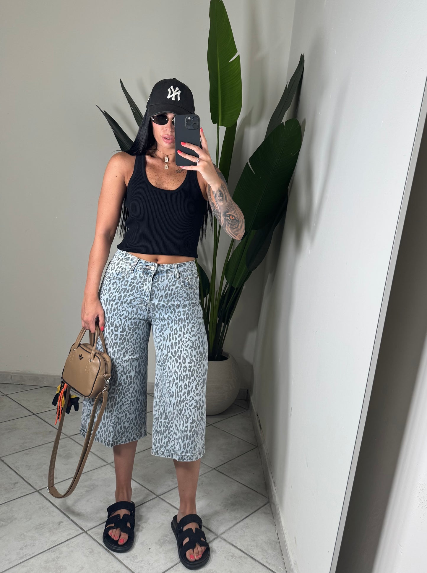 Bermuda maculato denim ✨