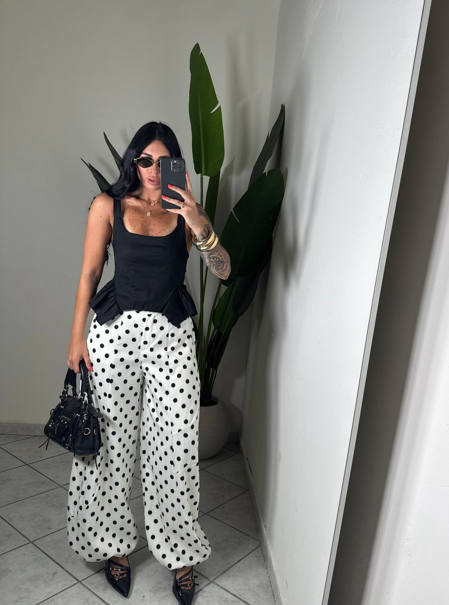 Pantalone ballon pois✨