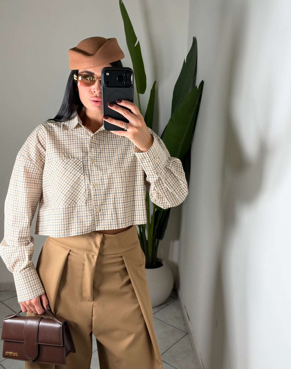 Camicia crop just west✨