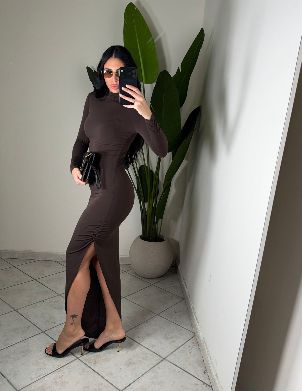 Long dress kim✨marrone