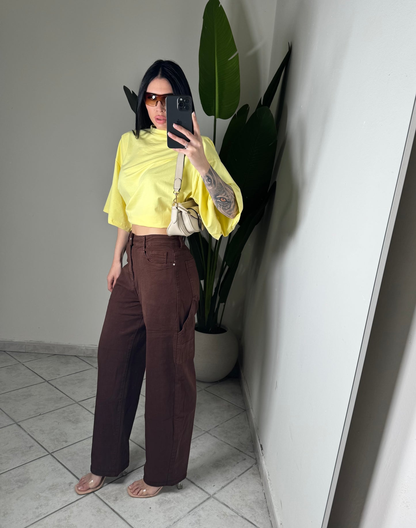 Baggy adrix marrone✨