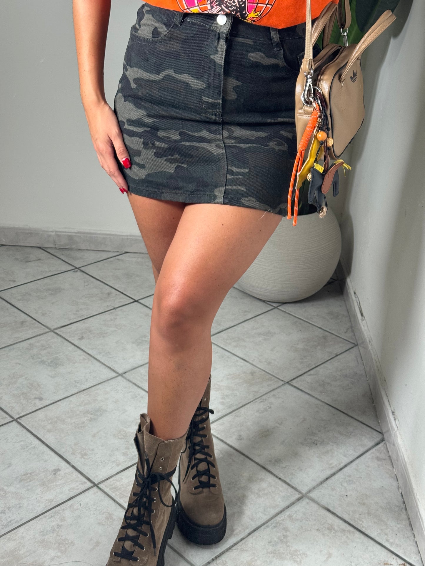 Panta-gonna militare✨