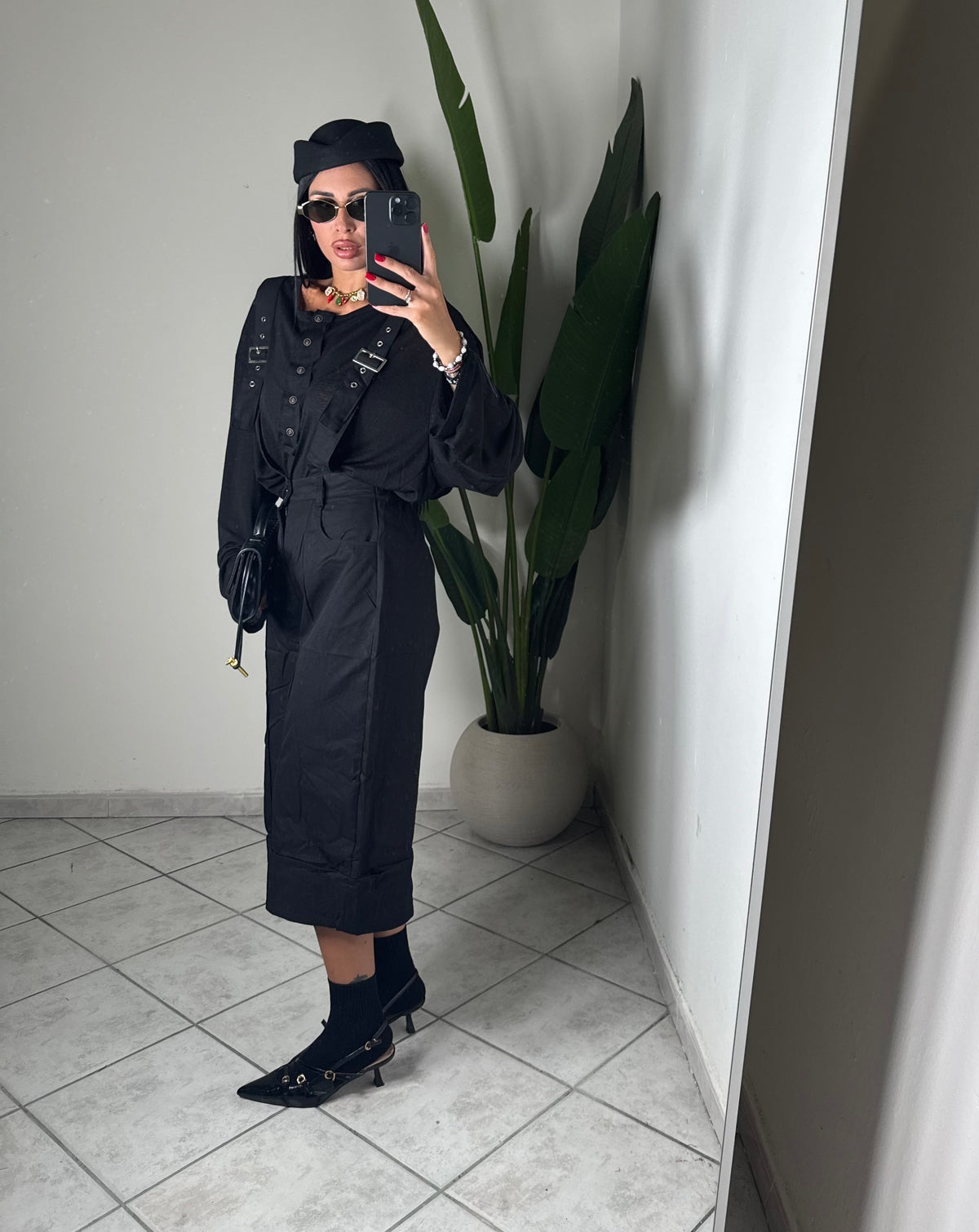 MAXI BERMUDA CON BRETELLE✨