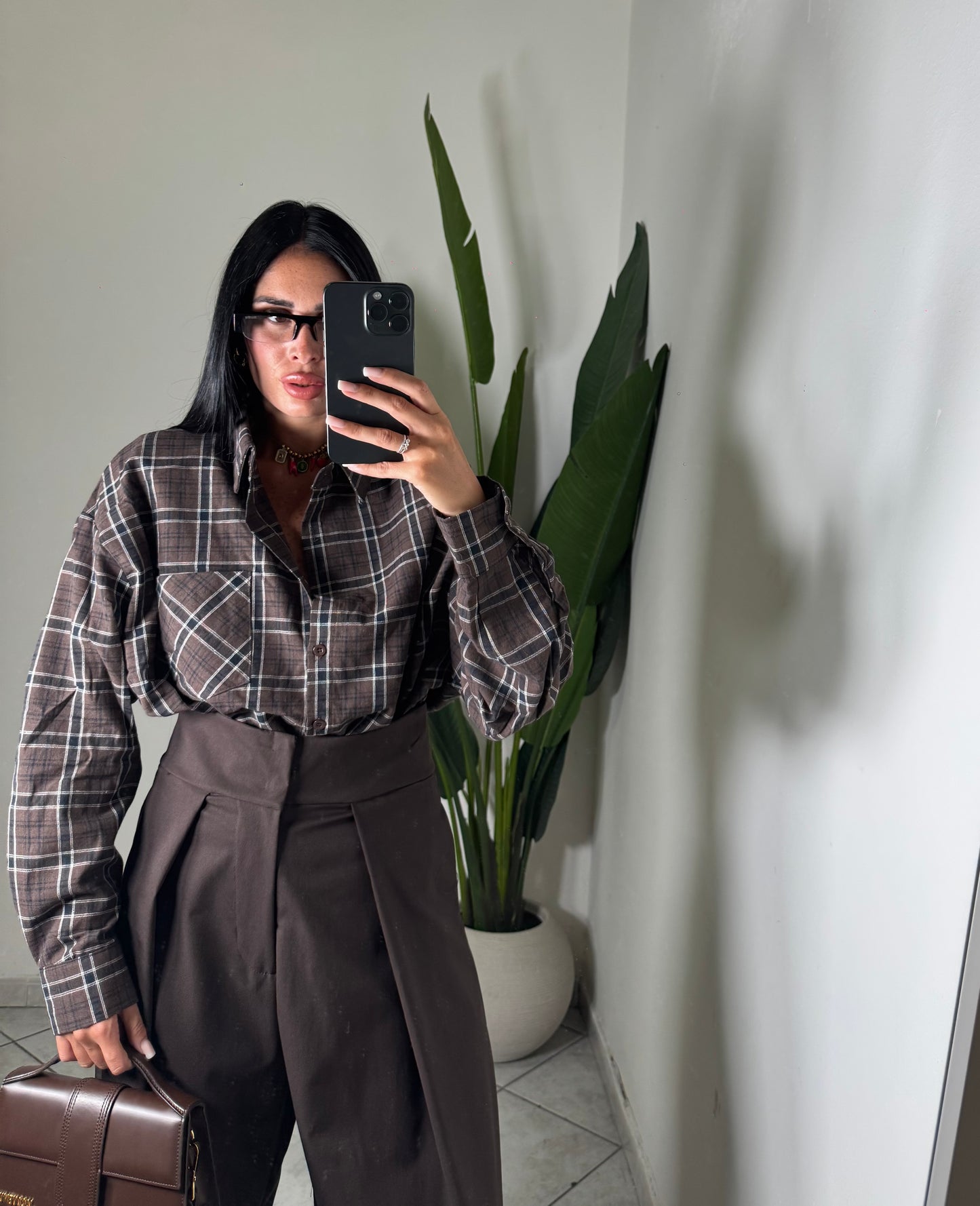 MAXI CAMICIONE BEA✨marrone