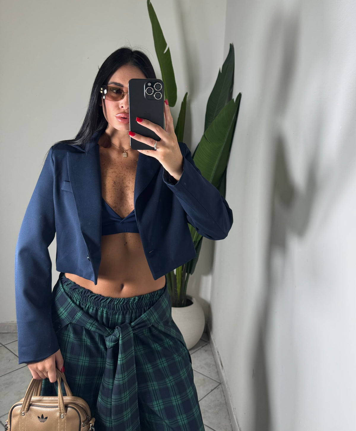 Blazer crop ✨blu