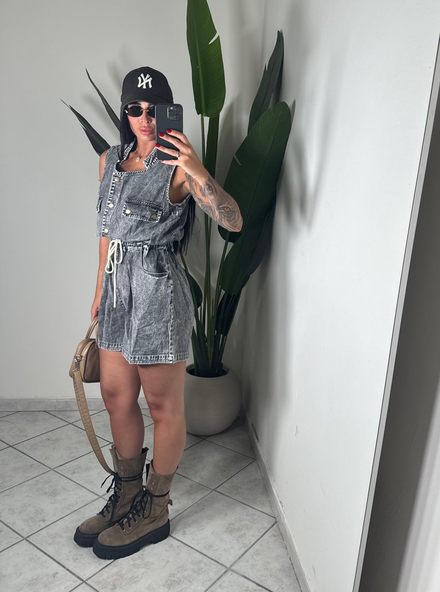 MINI JUMP IN DENIM GRIGIA✨