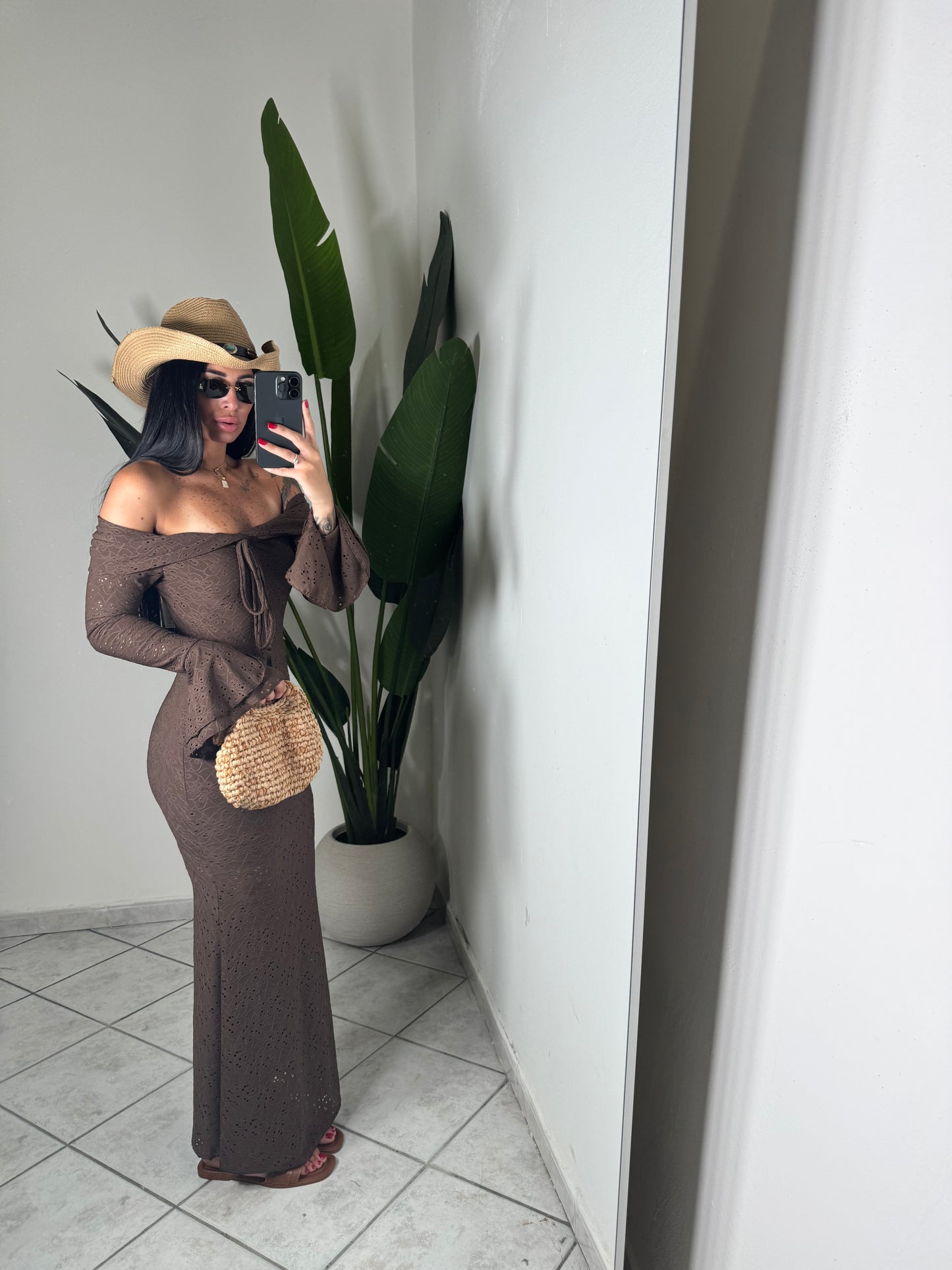 LONG DRESS MIREA✨marrone