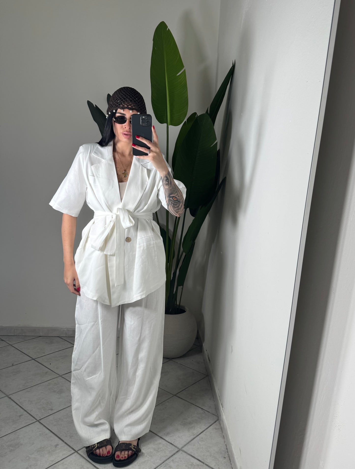 Tailleur lino✨