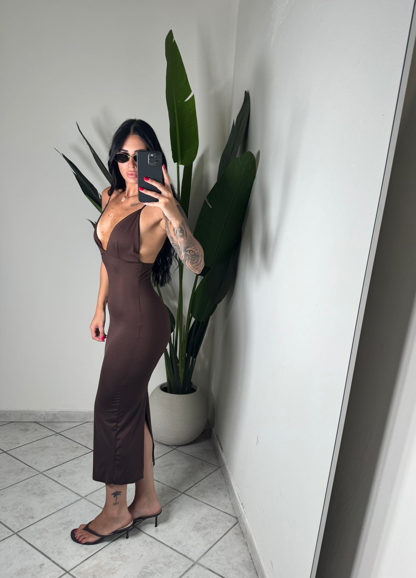 Dress RAIN✨marrone