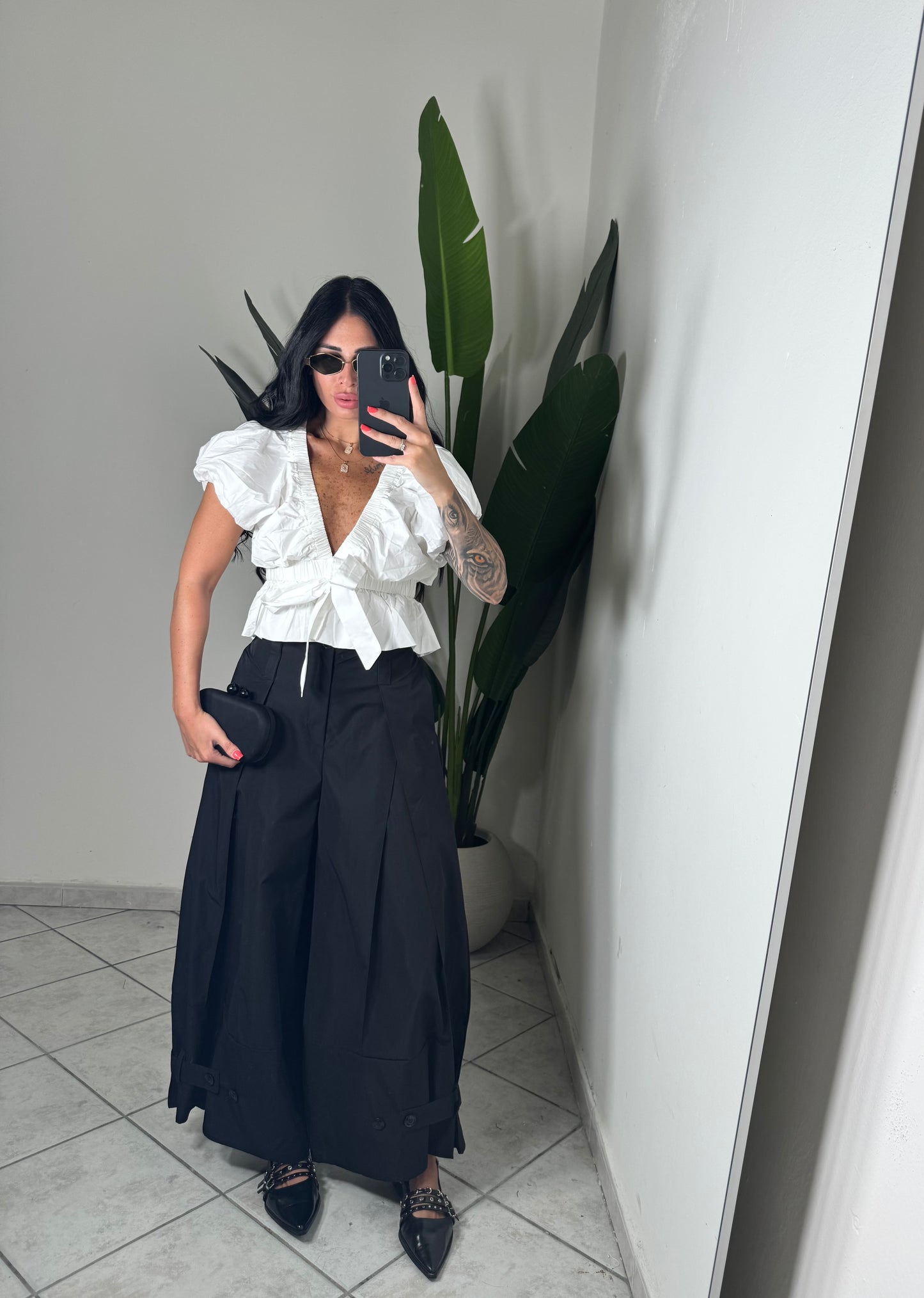 PANTALONE PALAZZO✨nero