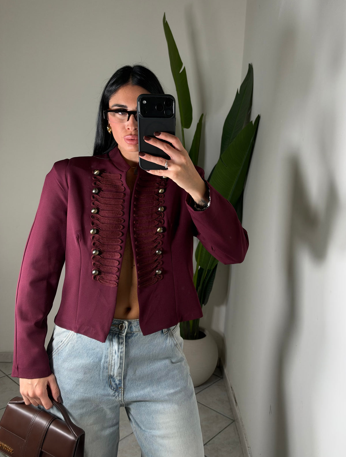 Blazer CHLOTY✨Bordó