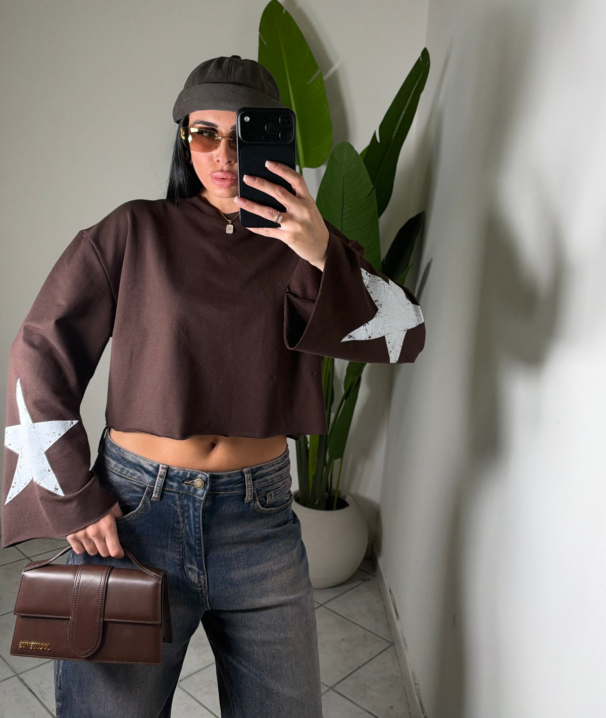 T-shirt crop star⭐️