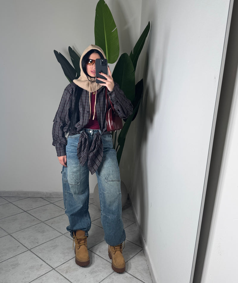Jeans cargo✨miss two