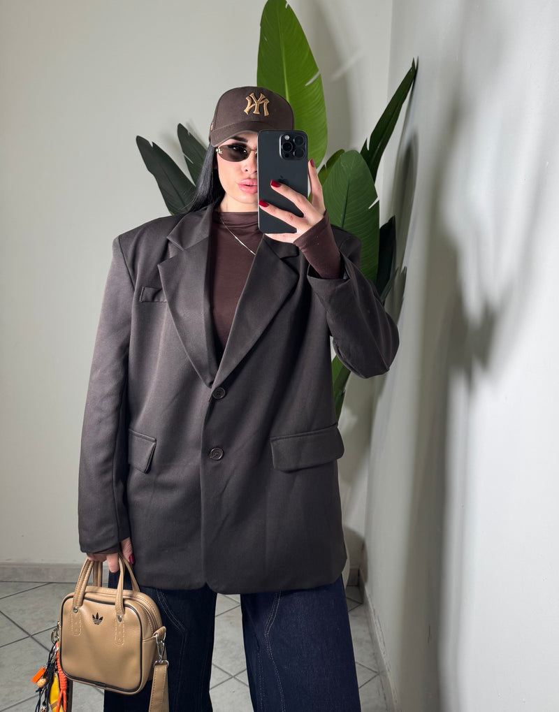 BLAZER OVER SIZE✨marrone