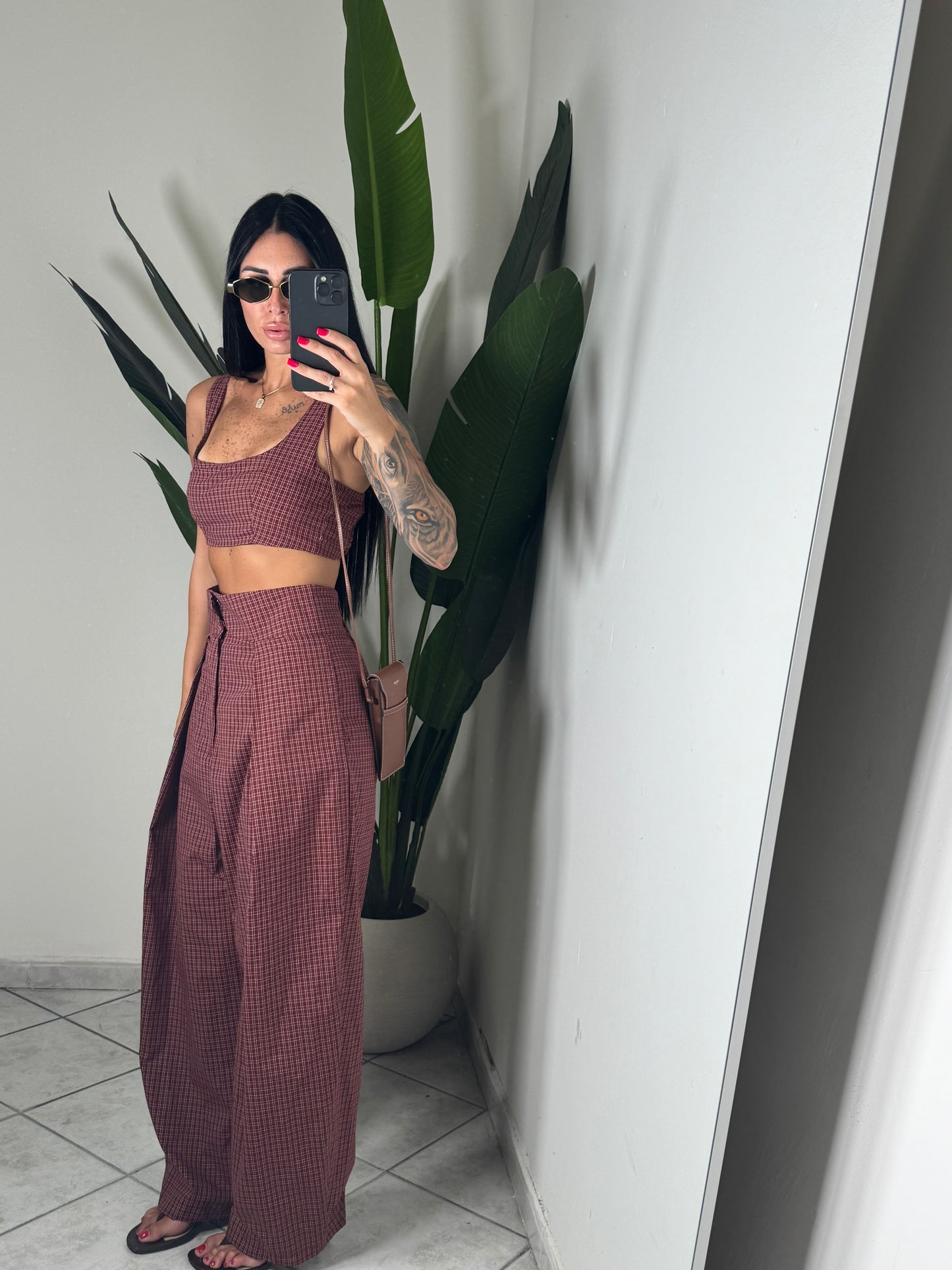 Coordinato Just West✨Bordó
