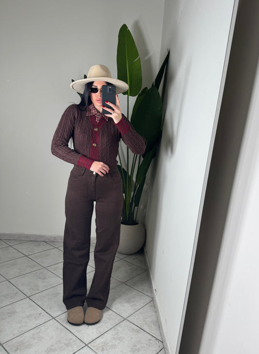 Jeans adrix brown✨