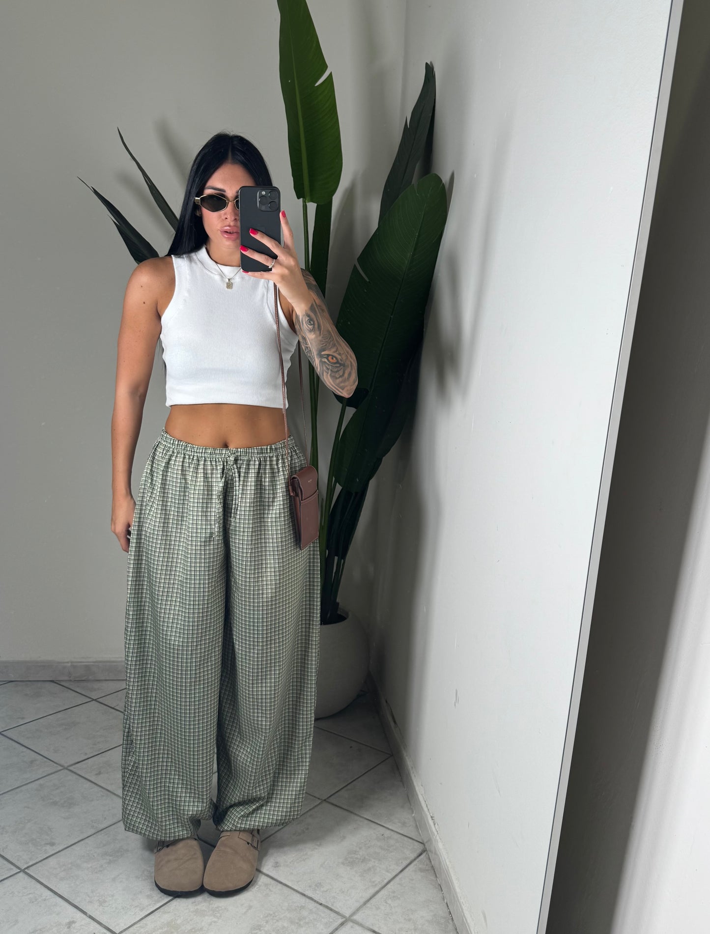 Pantalone quadretti✨