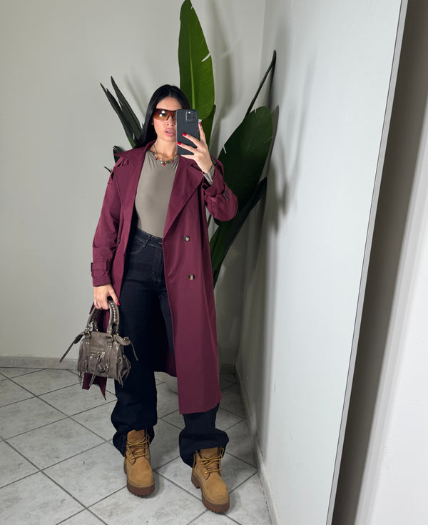 Trench Bordó✨
