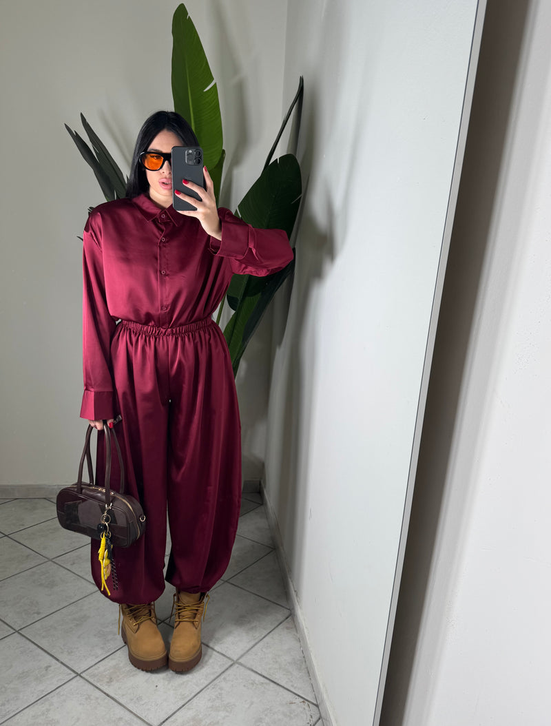 Coordinato in raso✨