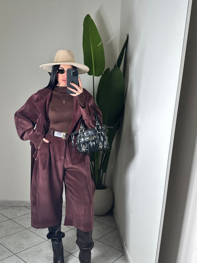 BERMUDA JUST WEST✨BORDÓ