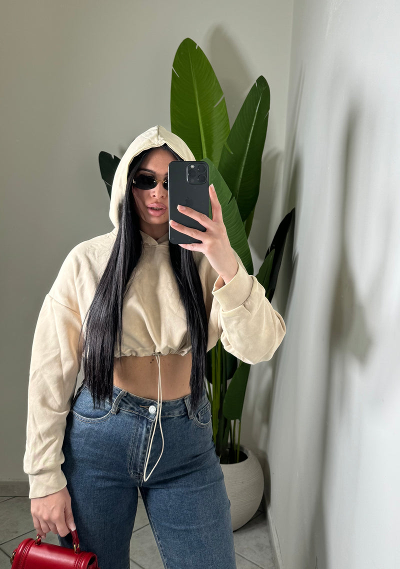 Felpa crop✨