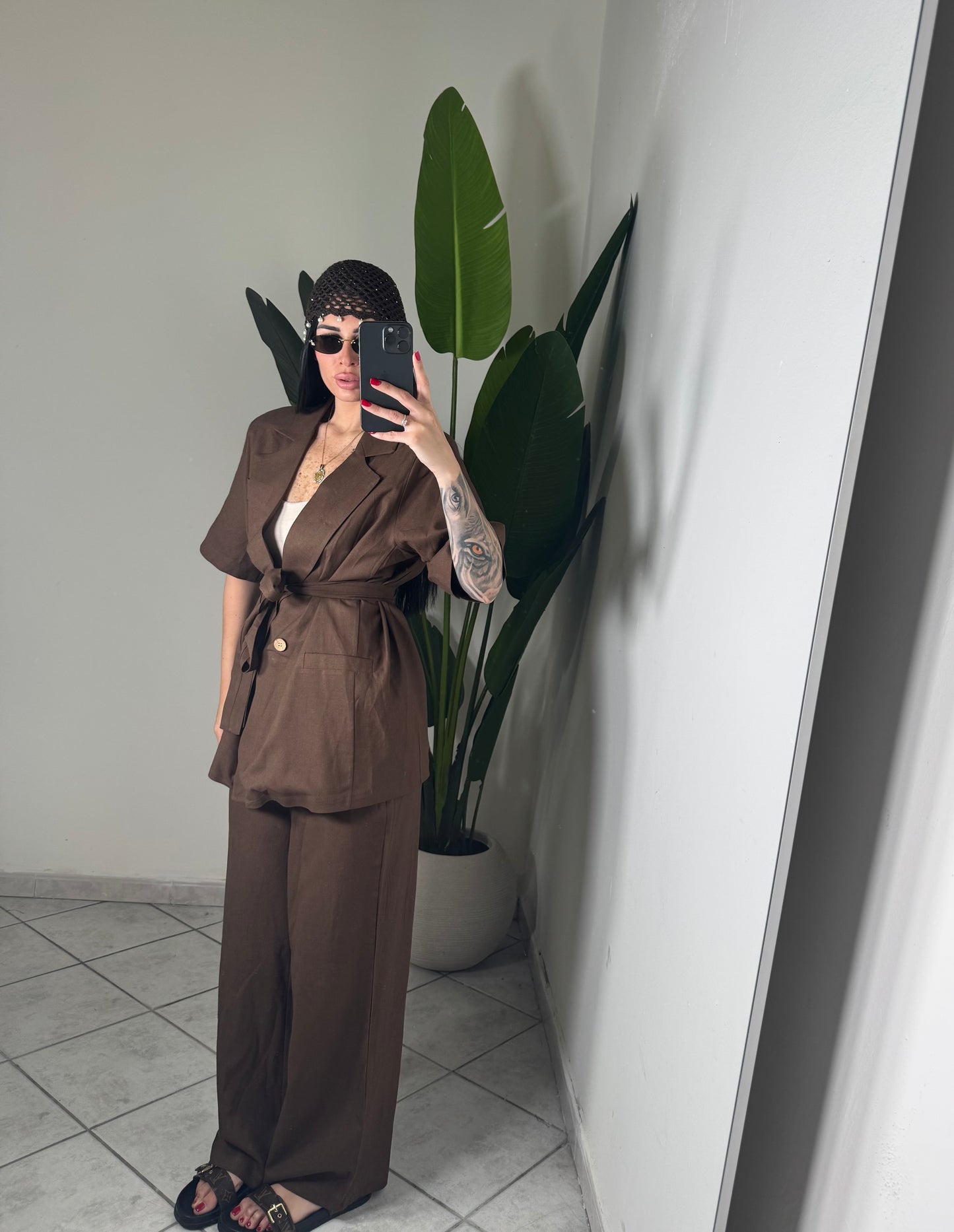 Tailleur lino✨