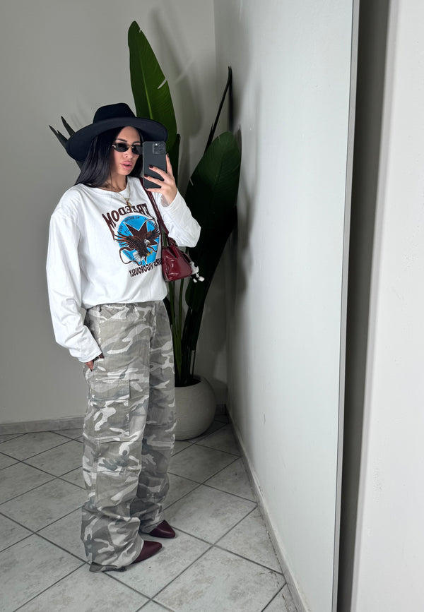 Cargo militare✨grigio