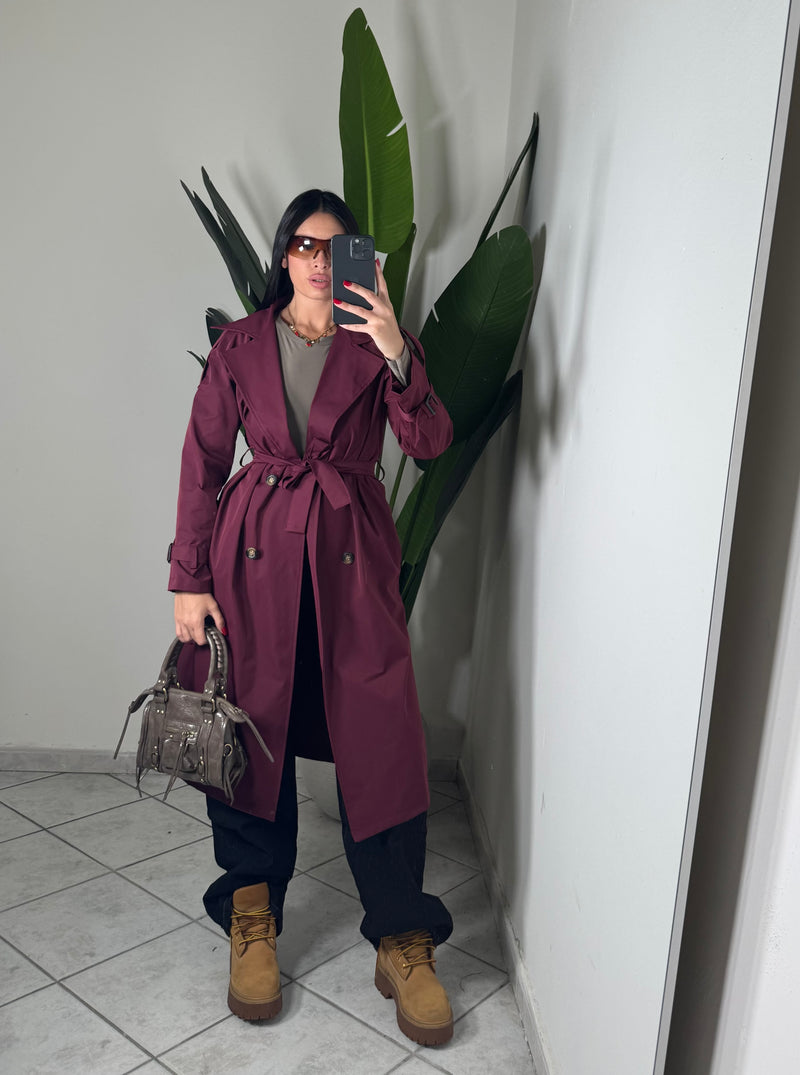 Trench Bordó✨