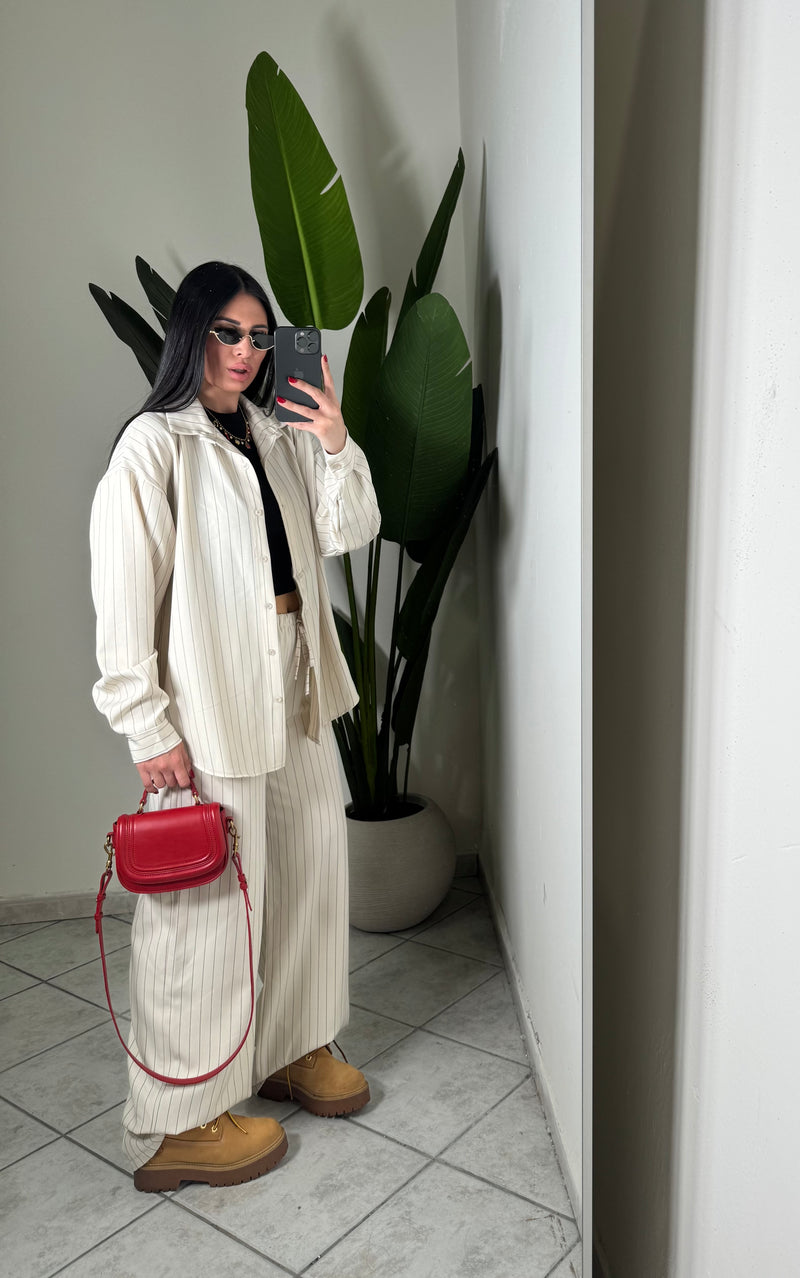 Coordinato gessato ✨
