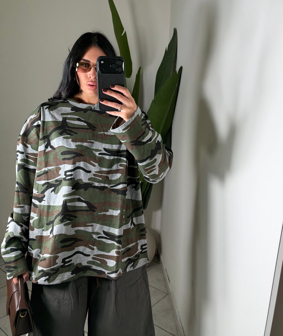Maxi felpa militare✨