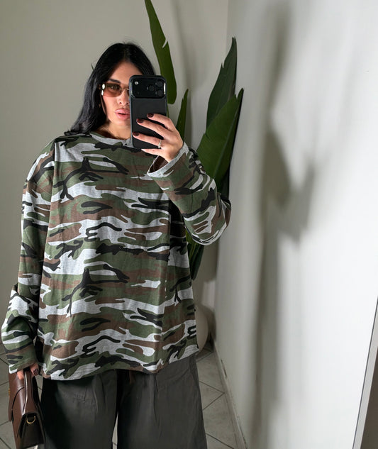 Maxi felpa militare✨
