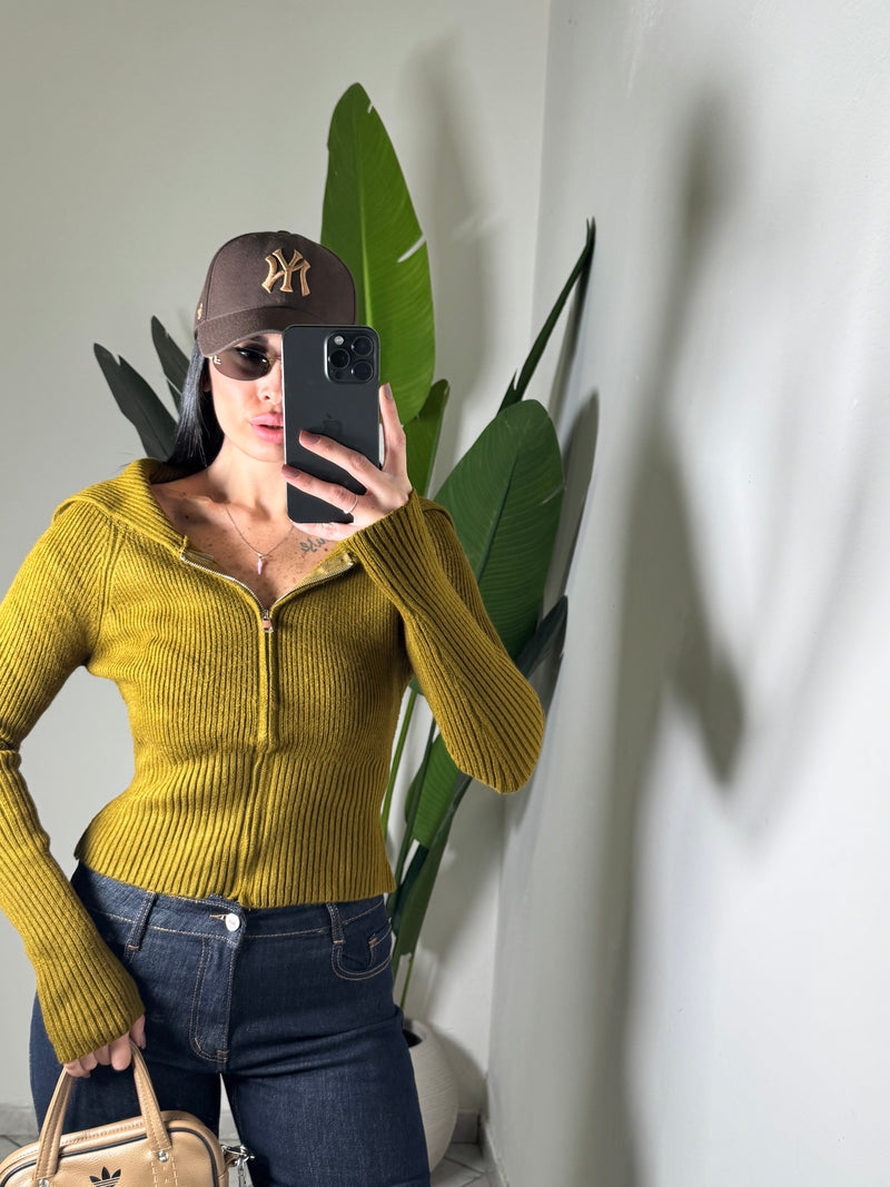 Pull ZIP SCOLLO A BARCA✨