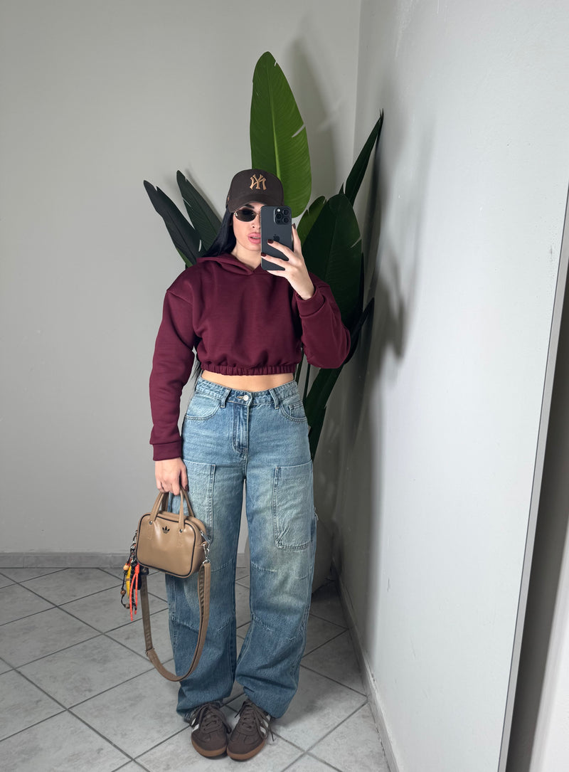 Felpa crop ✨