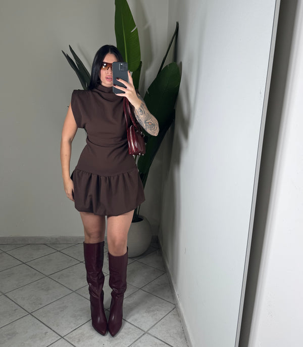 Dress babe✨marrone