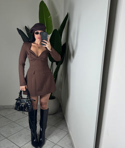 DRESS paris✨marrone