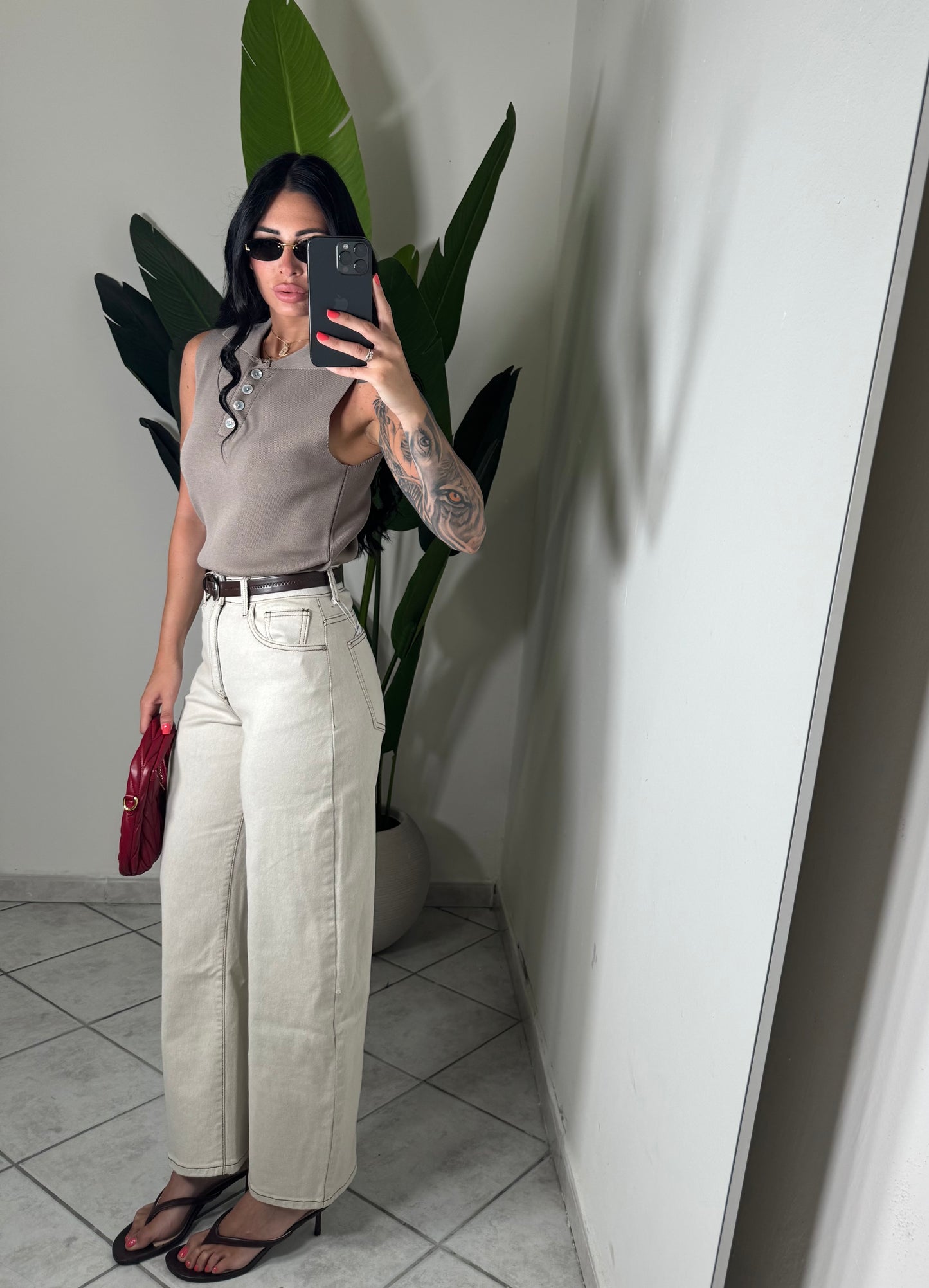Ballon fit✨beige