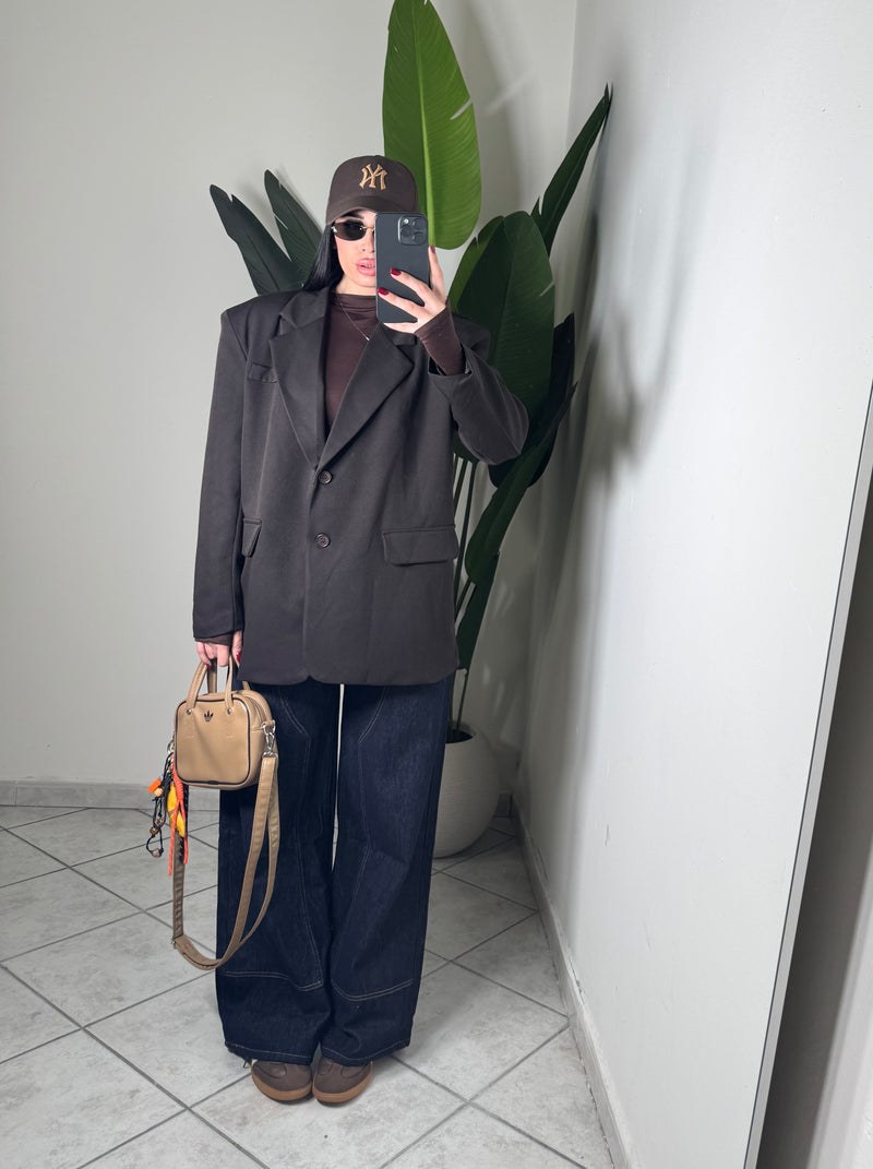 BLAZER OVER SIZE✨marrone