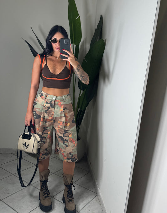 Maxi bermuda militare✨