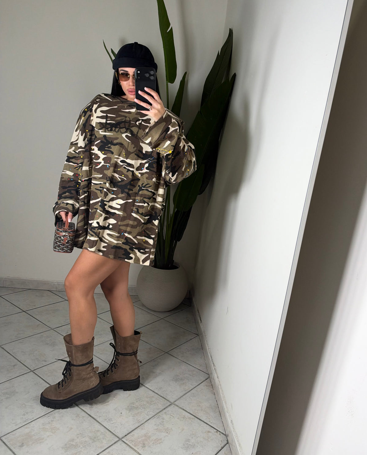 Maxi FELPONE MILITARE ✨