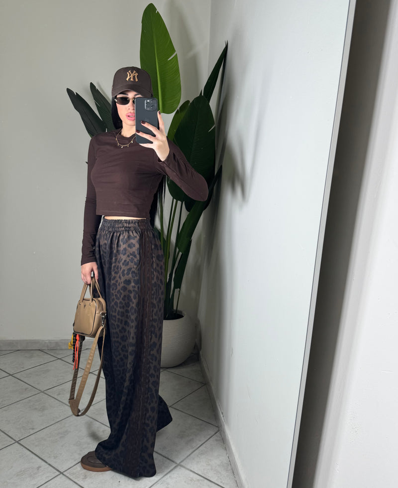 Pantalone mood Adidas ✨maculato strisce marroni