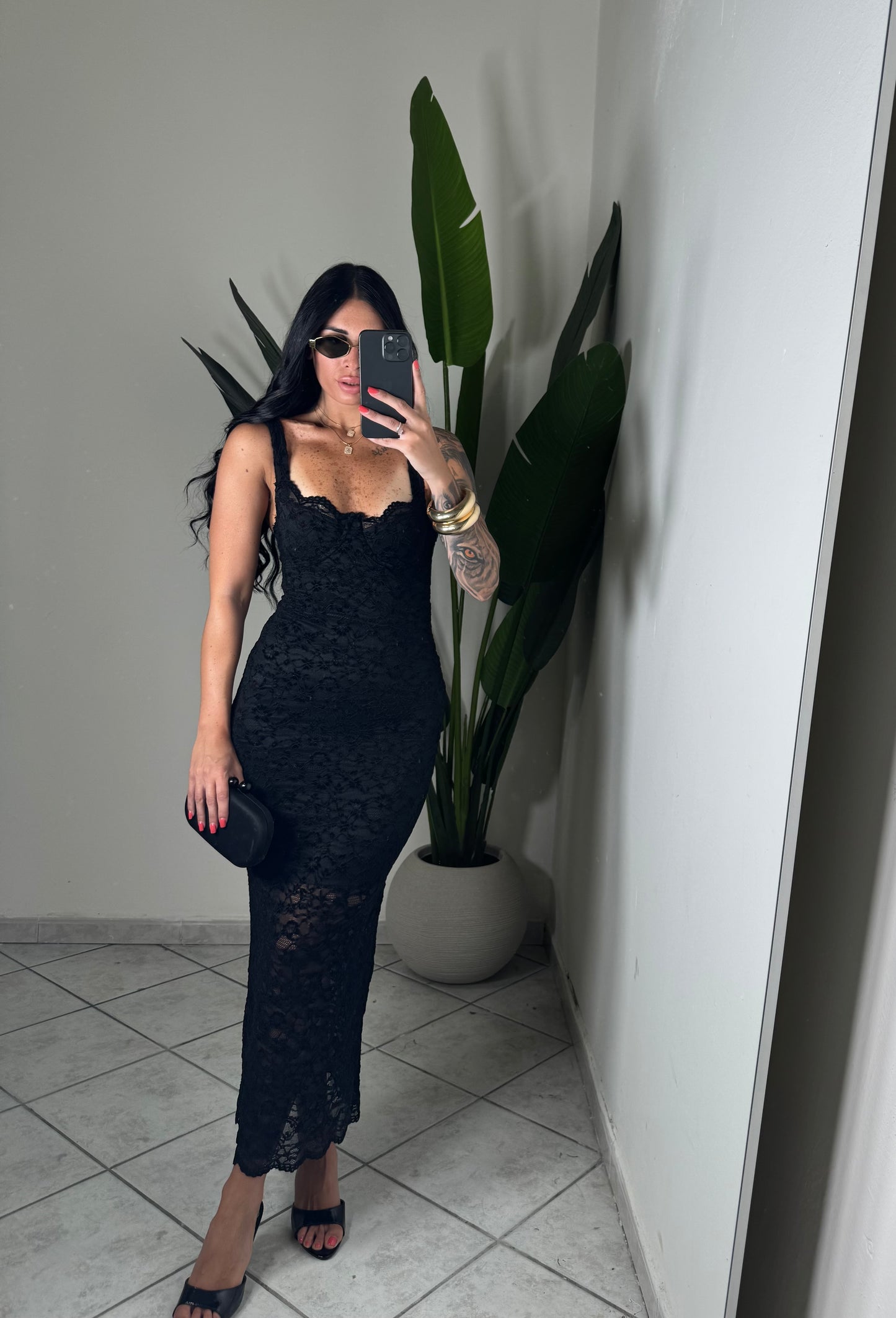 Long dress in pizzo✨