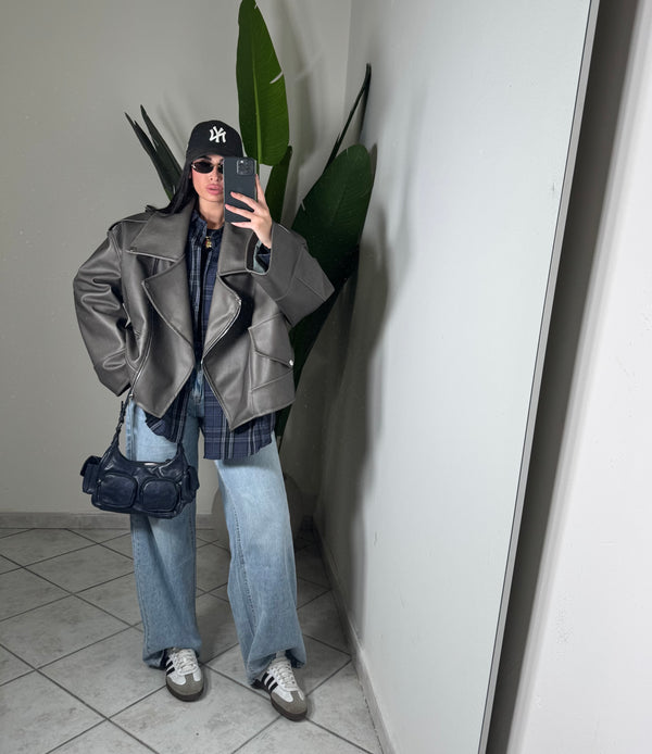 Chiodo over-size✨grigio