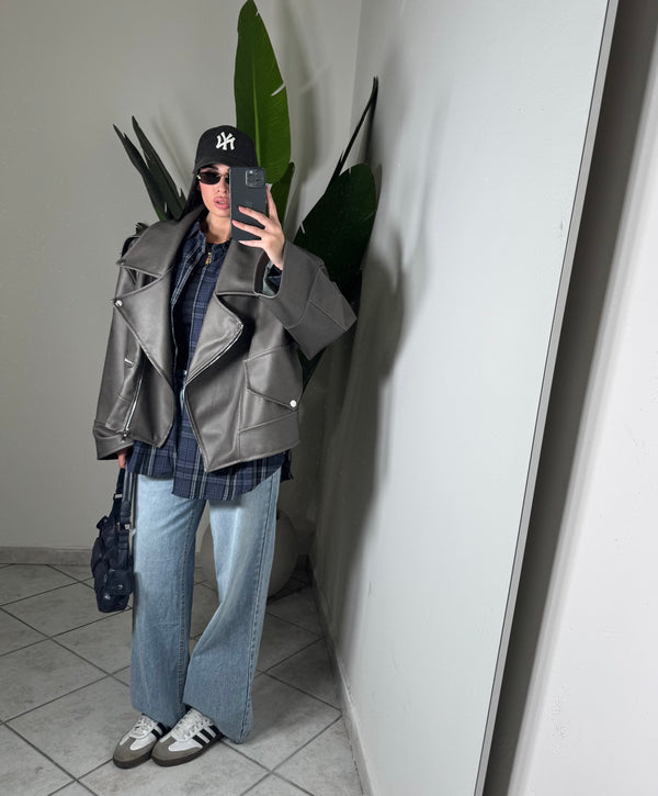 Chiodo over-size✨grigio