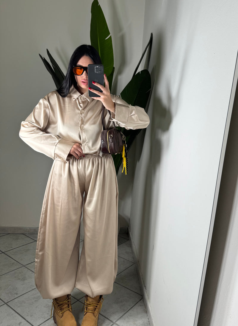 Coordinato in raso✨