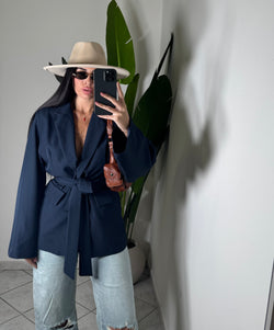 Blazer con cintura ✨blu