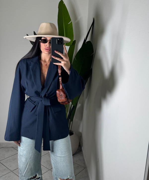 Blazer con cintura ✨blu