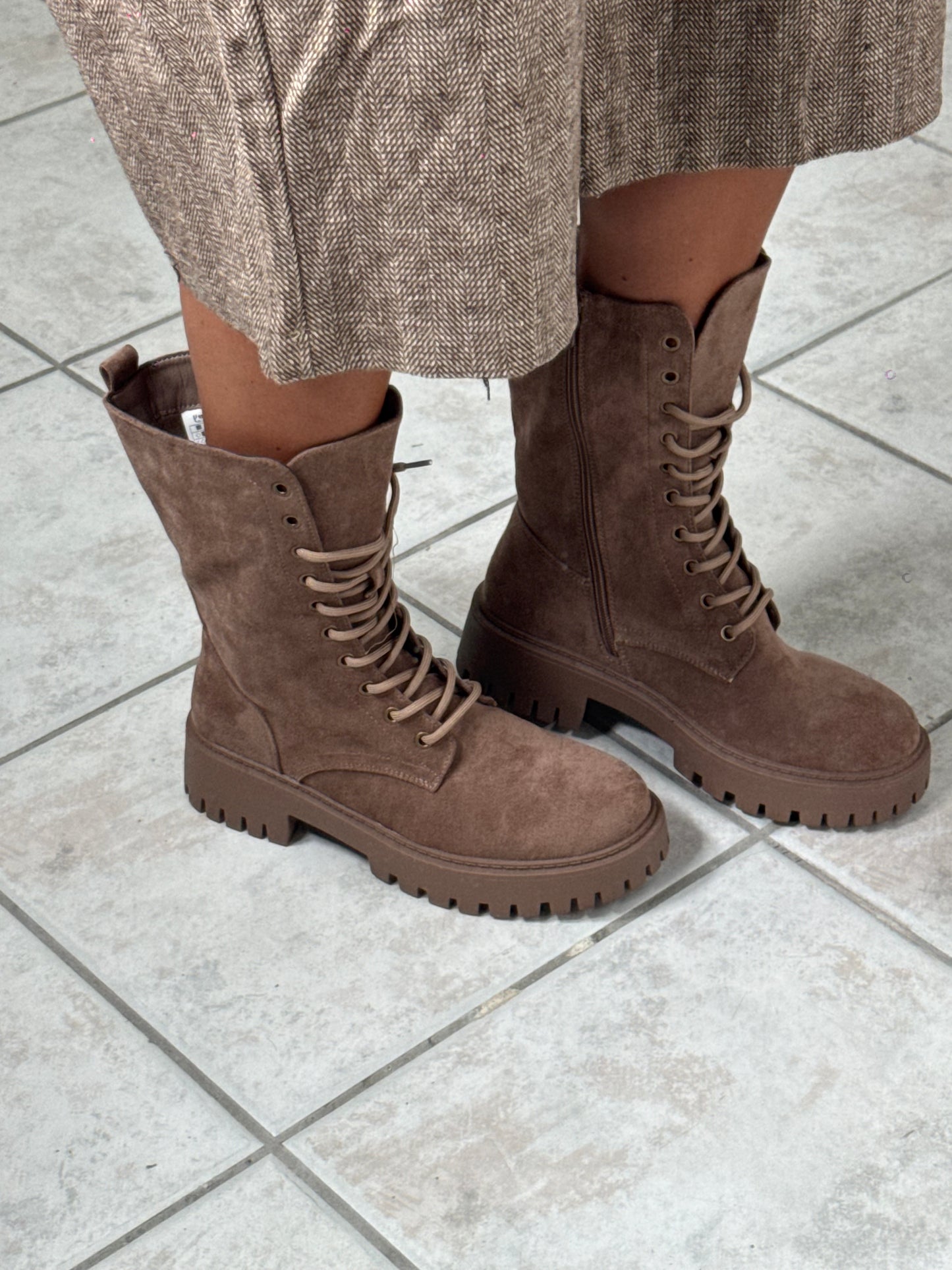 Anfibio camoscio beige✨