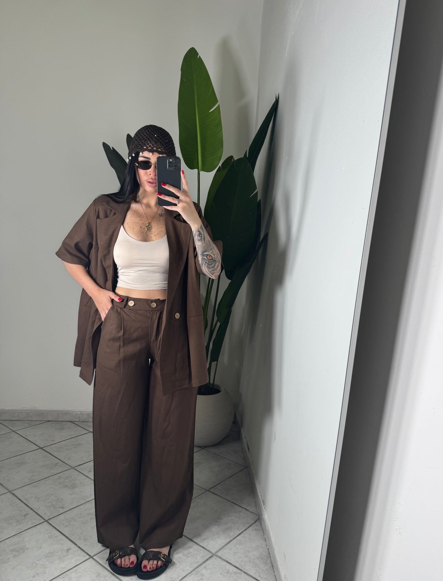 Tailleur lino✨