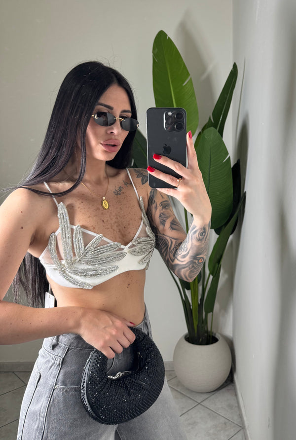 Bralette shine✨bianco